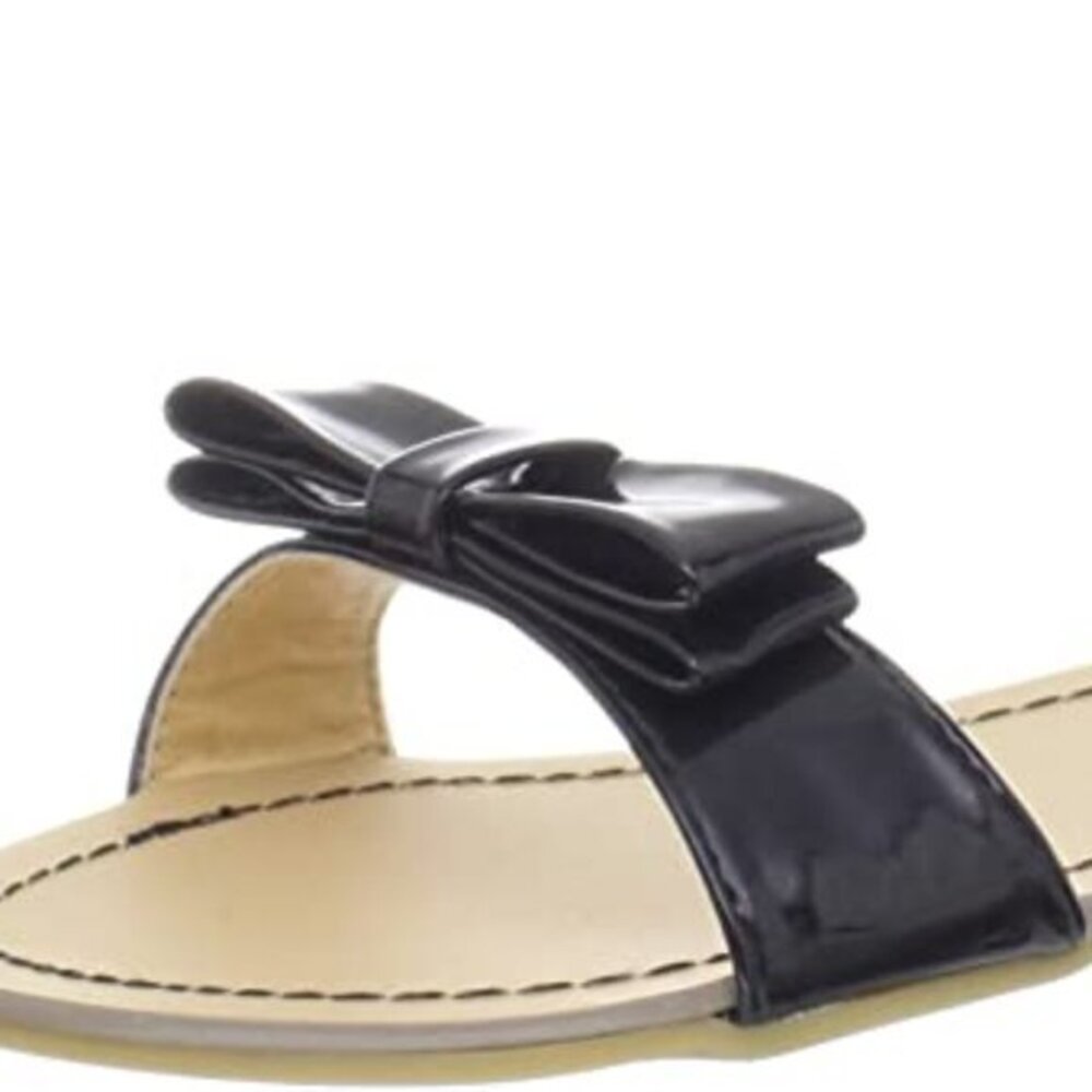 Rampage Womens Sandal 71/2 Blk Slingback Open toe